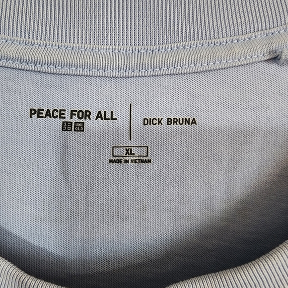 Blue  Miffy T-Shirt with Bunny and Earth Design - Picture 2 of 3